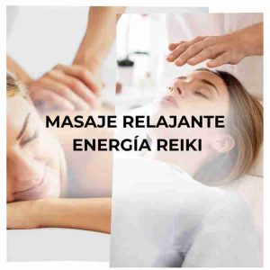 Masaje relajante + Energía Reiki