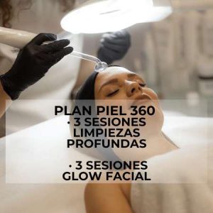Plan Piel 360 · 3 Limpiezas Profundas + 3 Glow Facial