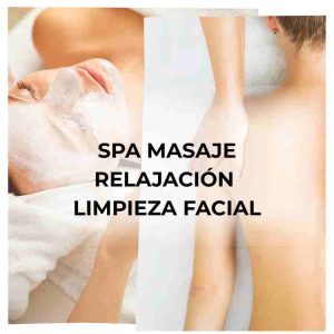Spa para 1 personas Masaje Relajación + Limpieza Facial