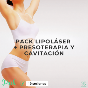 Pack 10 Sesiones Lipoláser + Presoterapia + Cavitación